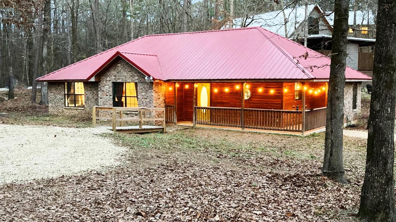 3Bd Cabin Family Fun Arcade Games Fire Pit 5 Min From Lake Fishing Hunting โบรคเคนโบว์ ภายนอก รูปภาพ